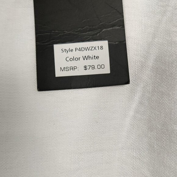 DKNY Women's Shorts NEW Size 14 White Rayon Casual Summer Lightweight Elegant - Picture 5 of 9